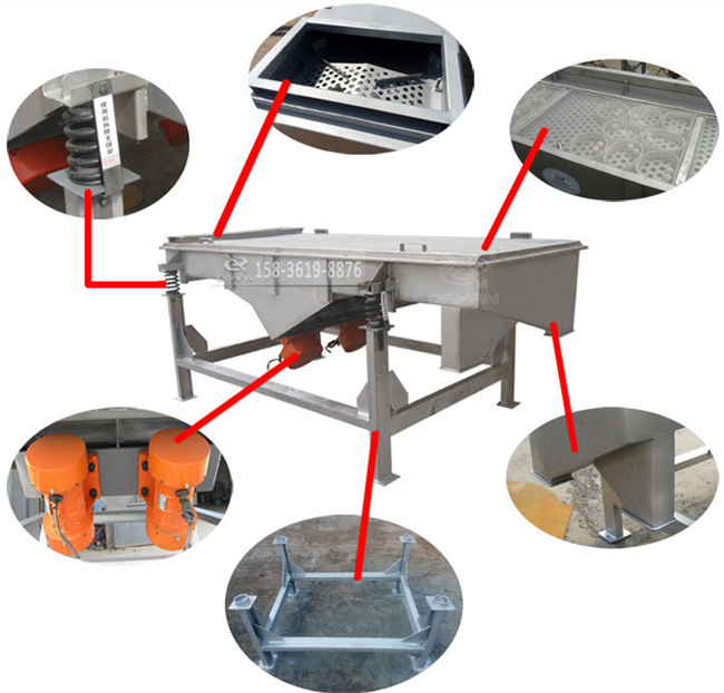 1016直線振動篩結構 1016直線振動篩結構